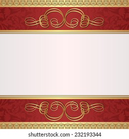 decorative background with ornate ornament