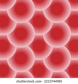 Decorative background pattern circles retro pink tones