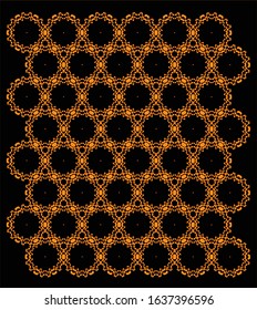 Decorative background pattern made from geometrically-arranged shapes or lines 