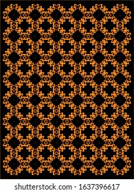 Decorative background pattern made from geometrically-arranged shapes or lines 