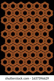 Decorative background pattern made from geometrically-arranged shapes or lines 