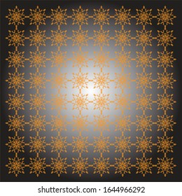Decorative background pattern made from geometrically-arranged shapes and lines