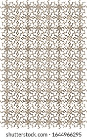 Decorative background pattern made from geometrically-arranged shapes and lines
