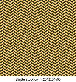 Decorative background pattern yellow on black background, wallpaper. Seamless pattern, texture. Vector illustration