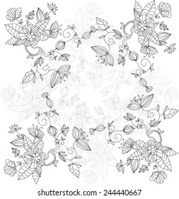 decorative background picture with the colors of linear black and white repeating pattern