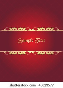 Fondo decorativo con lugar para el texto