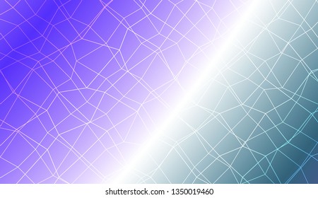 Decorative background with polygonal mesh . For modern interior design, fashion print. Vector illustration. Creative gradient color