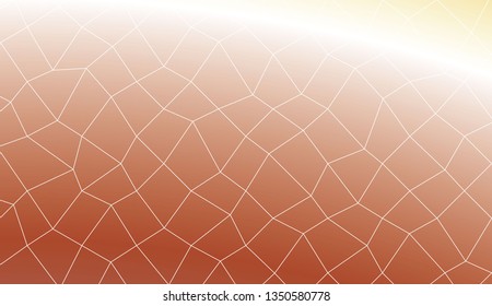 Decorative background with polygonal mesh . For modern interior design, fashion print. Vector illustration. Creative gradient color