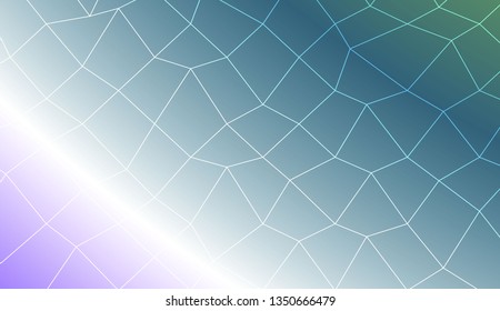Decorative background with polygonal mesh . For modern interior design, fashion print. Vector illustration. Creative gradient color