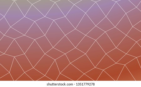 Decorative background with polygonal mesh . For modern interior design, fashion print. Vector illustration. Creative gradient color