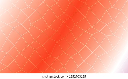 Decorative background with polygonal mesh . For modern interior design, fashion print. Vector illustration. Creative gradient color