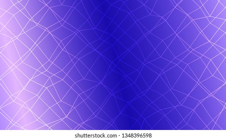 Decorative background with polygonal mesh . Template for your banner. Vector illustration. Creative gradient color