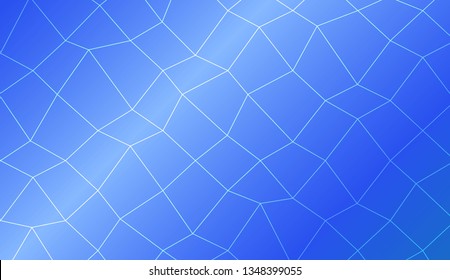 Decorative background with polygonal mesh . Template for your banner. Vector illustration. Creative gradient color