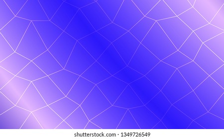 Decorative background with polygonal mesh . Template for your banner. Vector illustration. Creative gradient color