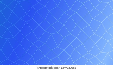 Decorative background with polygonal mesh . Template for your banner. Vector illustration. Creative gradient color