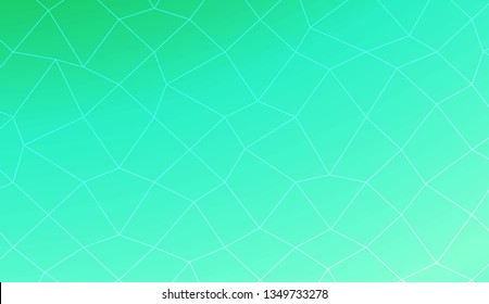 Decorative background with polygonal mesh . Template for your banner. Vector illustration. Creative gradient color