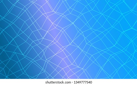 Decorative background with polygonal mesh . Template for your banner. Vector illustration. Creative gradient color