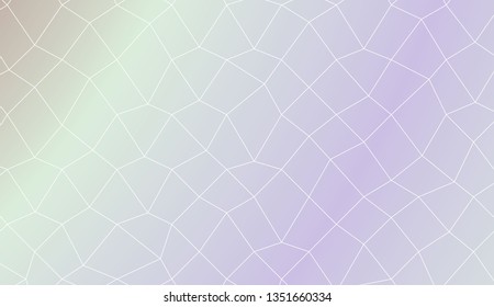 Decorative background with polygonal mesh . Template for your banner. Vector illustration. Creative gradient color