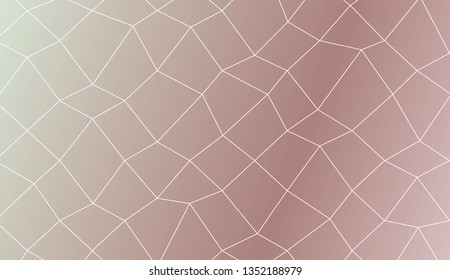 Decorative background with polygonal mesh . Template for your banner. Vector illustration. Creative gradient color