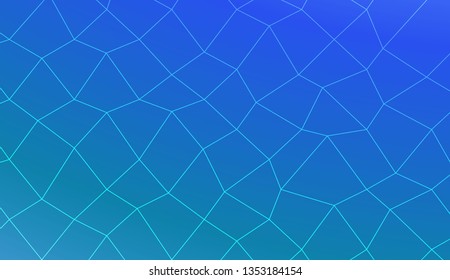 Decorative background with polygonal mesh . Template for your banner. Vector illustration. Creative gradient color