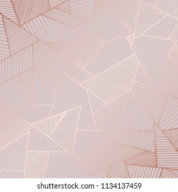 Decorative background with rose gold imitation for invitations and cards design