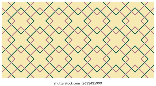 Padrão de vetor sem emenda de fundo decorativo. Série de desenhos arquitetônicos de pano de fundo e padrões de superfície têxtil