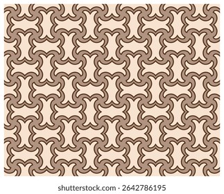 Decorative background seamless vector pattern. Architectural backdrop and textile surface pattern designs series	