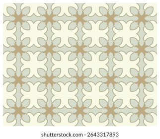 Decorative background seamless vector pattern. Architectural backdrop and textile surface pattern designs series