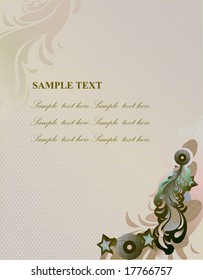 decorative background with space for text