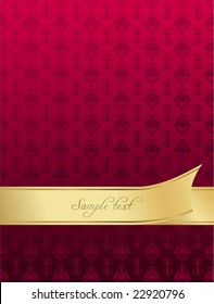 decorative background with space for text- red