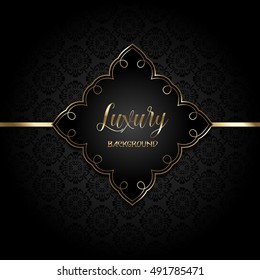 Decorative background with a stylish frame