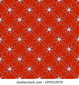 Decorative background from stylized flowers. Seamless abstract vector illustration