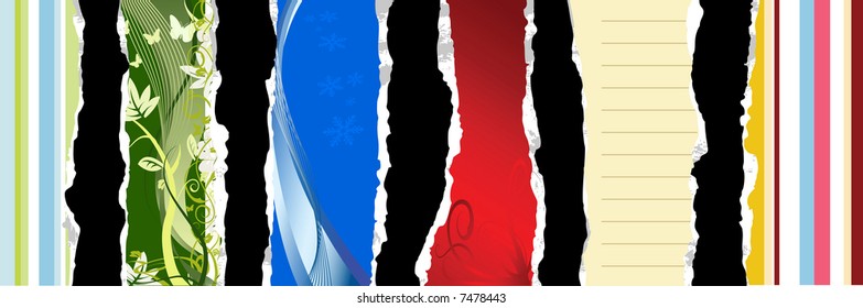 Decorative Background - Tear paper
