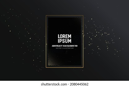 decorative background template elegant luxury dark black