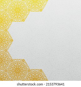Decorative background with traditional floral ornament. Vector illustration.
