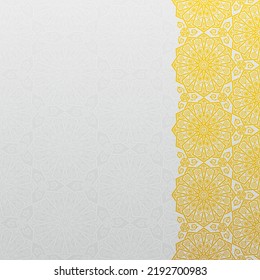 Decorative background with traditional floral ornament. Vector illustration.
