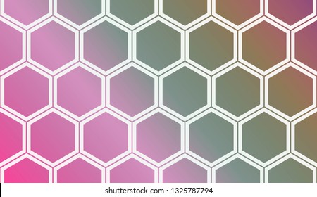 Decorative Background With Triangles. Curved Lines. Vector Illustration. Abstract Blurred Gradient Background Bright Colors.. Bright Background For Poster, Banner, Flyer.