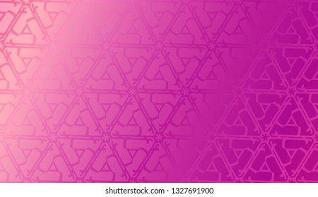 Decorative Background With Triangles. Curved Lines. Vector Illustration. Abstract Blurred Gradient Background Bright Colors.. Bright Background For Poster, Banner, Flyer.
