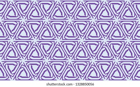 Decorative background with triangles. Curved lines. Vector illustration. Modern design for you business, project. Viole color