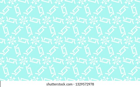Decorative background with triangles. Curved lines. Vector illustration. Blue light shade. Bright background for poster, banner, flyer