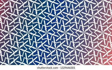 Decorative Background With Triangles. Curved Lines. Vector Illustration. Abstract Blurred Gradient Background Bright Colors.. Bright Background For Poster, Banner, Flyer.
