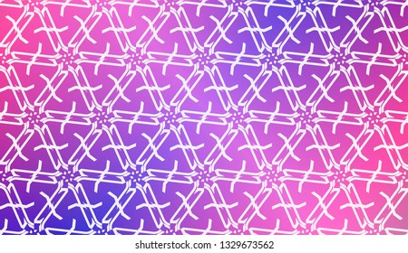 Decorative Background With Triangles. Curved Lines. Vector Illustration. Abstract Blurred Gradient Background Bright Colors.. Bright Background For Poster, Banner, Flyer.