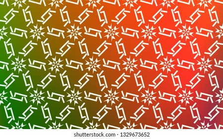 Decorative Background With Triangles. Curved Lines. Vector Illustration. Abstract Blurred Gradient Background Bright Colors.. Bright Background For Poster, Banner, Flyer.