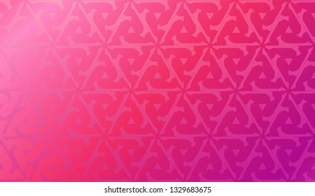 Decorative Background With Triangles. Curved Lines. Vector Illustration. Abstract Blurred Gradient Background Bright Colors.. Bright Background For Poster, Banner, Flyer.
