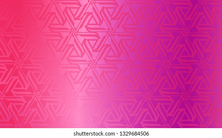 Decorative Background With Triangles. Curved Lines. Vector Illustration. Abstract Blurred Gradient Background Bright Colors.. Bright Background For Poster, Banner, Flyer.