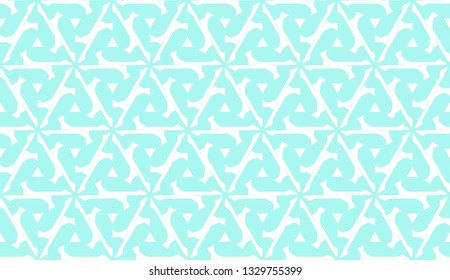 Decorative background with triangles. Curved lines. Vector illustration. Blue light shade. Bright background for poster, banner, flyer