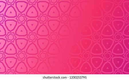 Decorative Background With Triangles. Curved Lines. Vector Illustration. Abstract Blurred Gradient Background Bright Colors.. Bright Background For Poster, Banner, Flyer.
