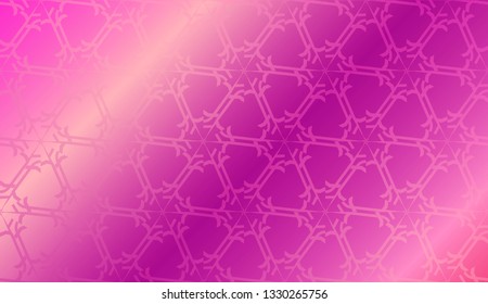 Decorative Background With Triangles. Curved Lines. Vector Illustration. Abstract Blurred Gradient Background Bright Colors.. Bright Background For Poster, Banner, Flyer.