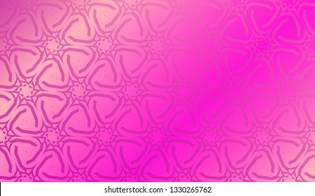 Decorative Background With Triangles. Curved Lines. Vector Illustration. Abstract Blurred Gradient Background Bright Colors.. Bright Background For Poster, Banner, Flyer.