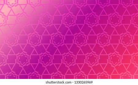 Decorative Background With Triangles. Curved Lines. Vector Illustration. Abstract Blurred Gradient Background Bright Colors.. Bright Background For Poster, Banner, Flyer.